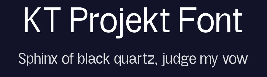 KT Projekt Font by Kulturë Type — Sans Serif Font — thumbnail 2