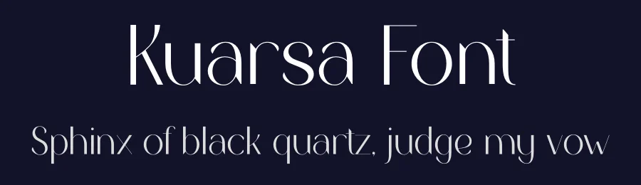 Kuarsa Font by TokoPress — Sans Serif Font — thumbnail 2