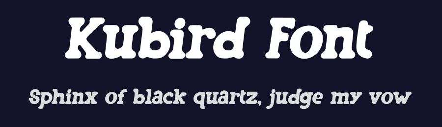Kubird Font by Skytroopas — Display Font — thumbnail 2