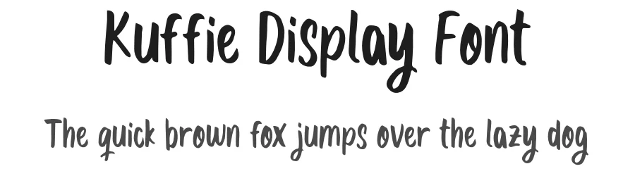 Kuffie Display Font by inspirasign — Display Font