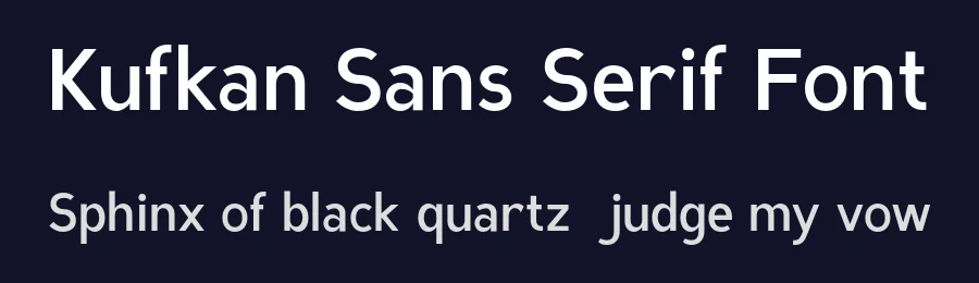 Kufkan Sans Serif Font by Ragamkata — Display Font — thumbnail 2
