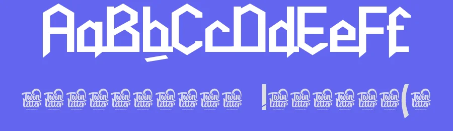 Kufwan Font by twinletter — Display Font — thumbnail 3