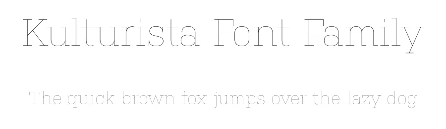 Kulturista Font Family by Suitcase Type Foundry — Slab Serif Font