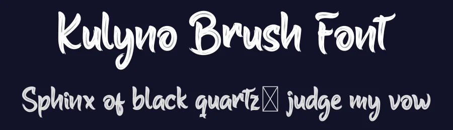 Kulyno Brush Font by productype — Script Handwritten Font — thumbnail 2