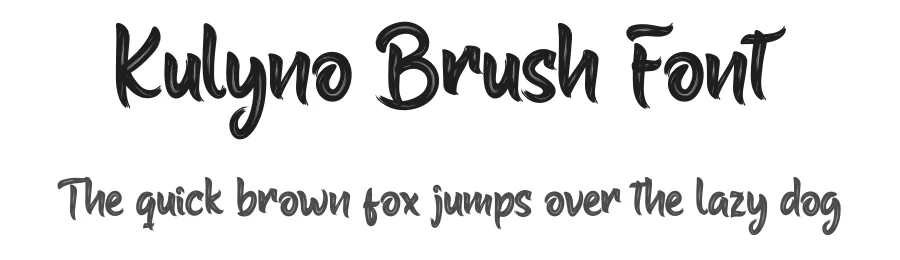 Kulyno Brush Font by productype — Script Handwritten Font