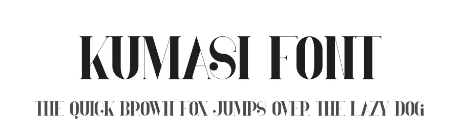 Kumasi Font by vpcreativeshop — Display Font