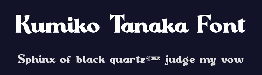 Kumiko Tanaka Font by nihstudio — Display Font — thumbnail 2