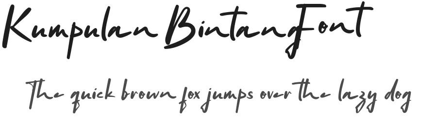 Kumpulan Bintang Font by nihstudio — Script Handwritten Font