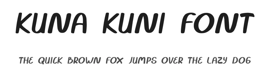 Kuna Kuni Font by Javanicestudio — Display Font