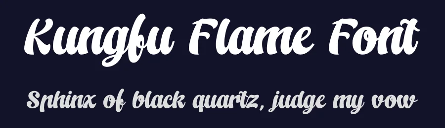 Kungfu Flame Font by timelesstype.co — Display Font — thumbnail 2