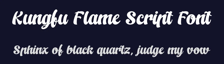 Kungfu Flame Script Font by timelesstype.co — Display Font — thumbnail 2