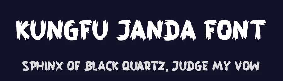 Kungfu Janda Font by memetxsaputra — Display Font — thumbnail 2