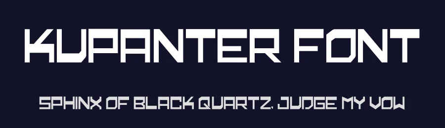 Kupanter Font by hayoyuka8 — Display Font — thumbnail 2