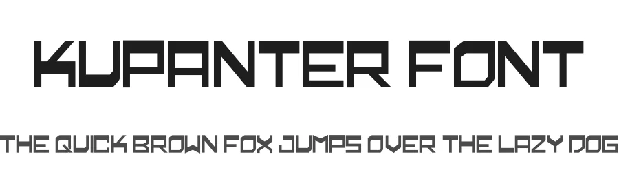 Kupanter Font by hayoyuka8 — Display Font