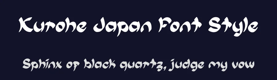 Kurohe Japan Font Style by ArtiXLabs — Script Handwritten Font — thumbnail 2