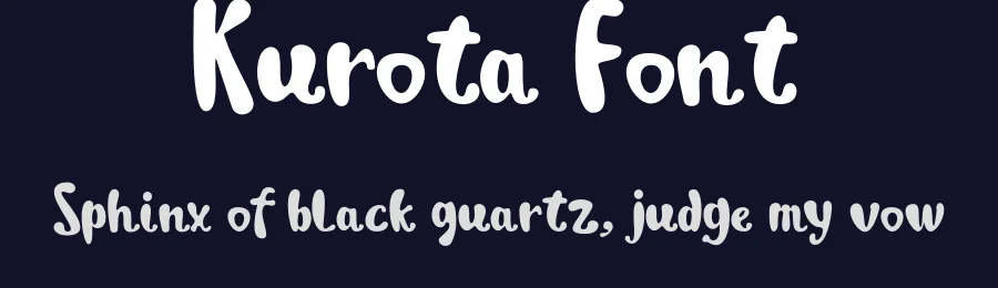 Kurota Font by gatype — Display Font — thumbnail 2