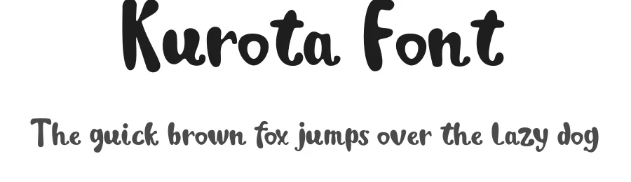 Kurota Font by gatype — Display Font