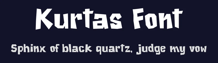 Kurtas Font by Pinisi ART — Decorative Font — thumbnail 2