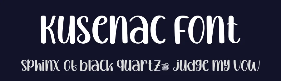 Kusenac Font by twinletter — Display Font — thumbnail 2