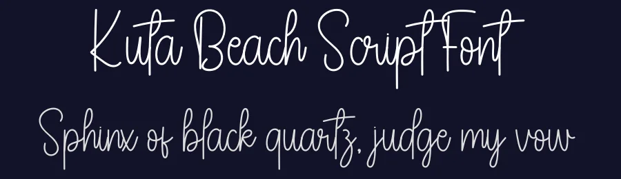 Kuta Beach Script Font by andikastudio — Script Handwritten Font — thumbnail 2