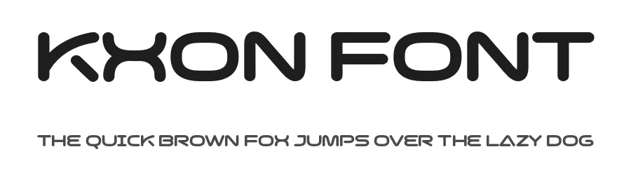Kxon Font by Drizy — Sans Serif Font