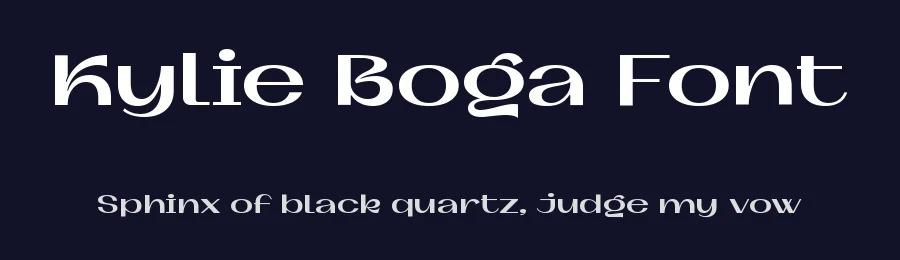 Kylie Boga Font by Kulokale — Sans Serif Font — thumbnail 2