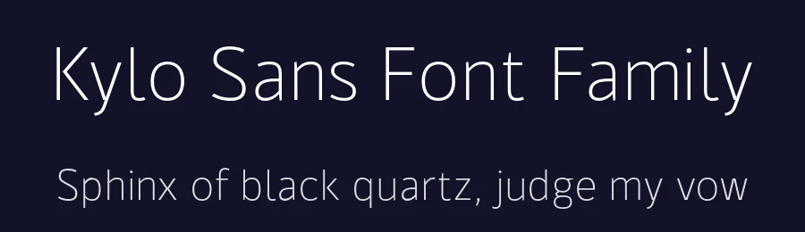 Kylo Sans Font Family by The Northern Block — Sans Serif Font — thumbnail 2