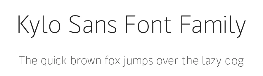 Kylo Sans Font Family by The Northern Block — Sans Serif Font