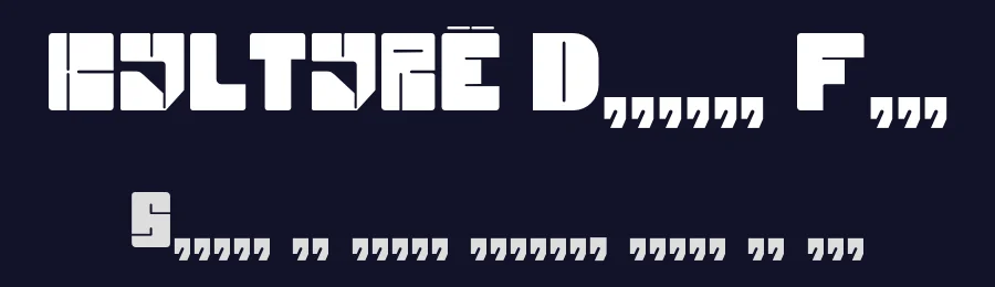 KYLTYRË Display Font by Leonit Gashi — Display Font — thumbnail 2