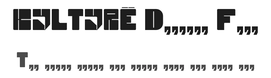 KYLTYRË Display Font by Leonit Gashi — Display Font