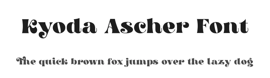Kyoda Ascher Font by Kulokale — Serif Font