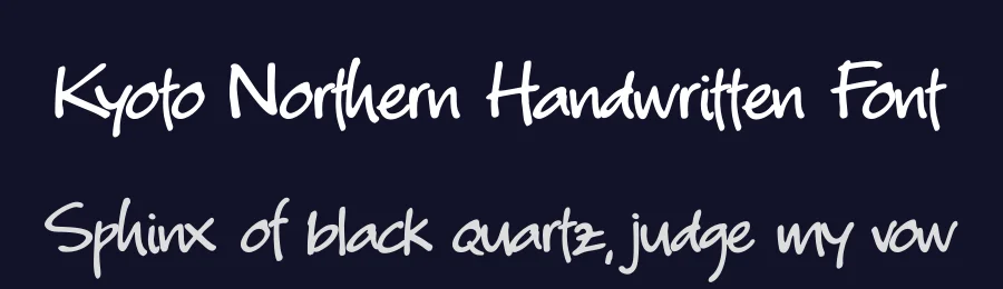 Kyoto Northern Handwritten Font by 38.lineart — Script Handwritten Font — thumbnail 2
