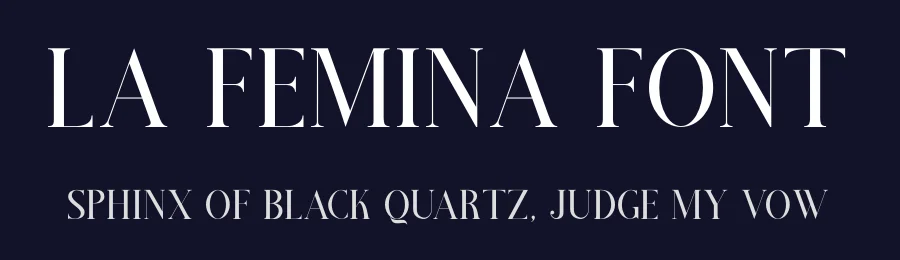 La Femina Font by saemooncreative — Serif Font — thumbnail 2
