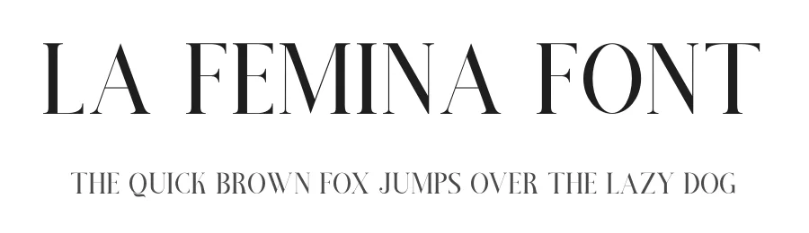 La Femina Font by saemooncreative — Serif Font