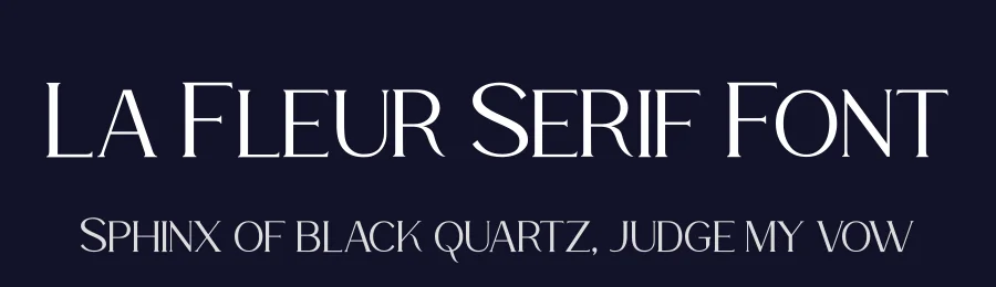 La Fleur Serif Font by fontkong — Serif Font — thumbnail 2