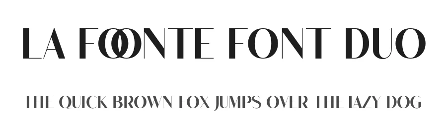 La Foonte Font Duo by Almeera Studio β Sans Serif Font
