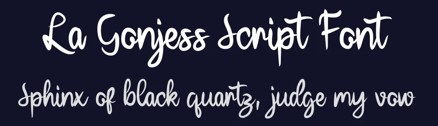 La Gonjess Script Font by Farz Studio — Script Handwritten Font — thumbnail 2