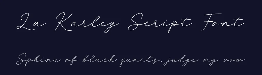 La Karley Script Font by Typebae — Script Handwritten Font — thumbnail 2