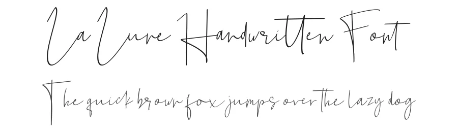 La Lune Handwritten Font by fikryal — Script Handwritten Font