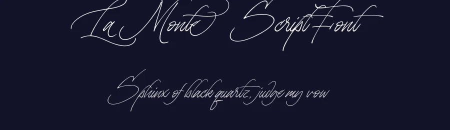 La Monte Script Font by Letteralle — Script Handwritten Font — thumbnail 2