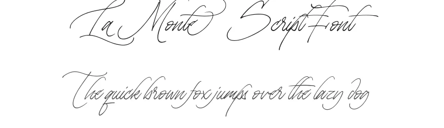 La Monte Script Font by Letteralle — Script Handwritten Font