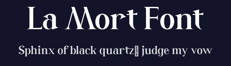 La Mort Font by sixtypefoundry — Serif Font — thumbnail 2
