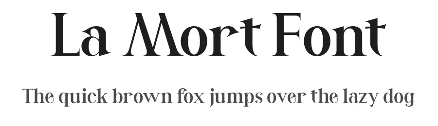 La Mort Font by sixtypefoundry — Serif Font