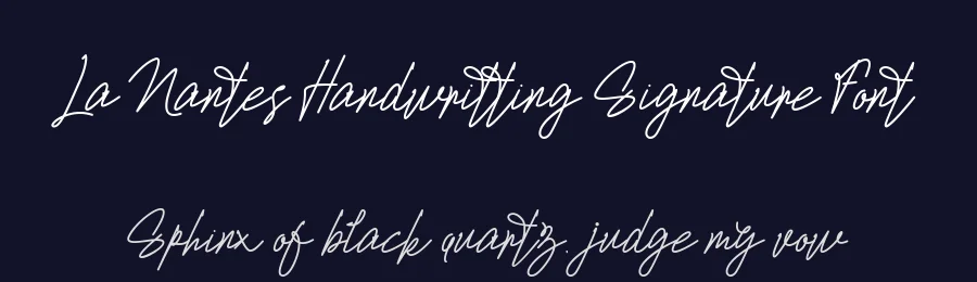 La Nantes Handwritting Signature Font by typotopia — Script Handwritten Font — thumbnail 2
