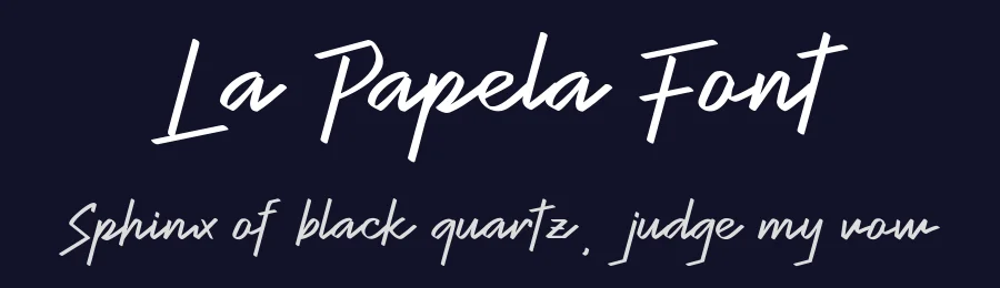 La Papela Font by hishand studio — Script Handwritten Font — thumbnail 2