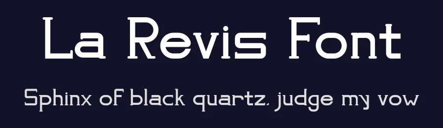La Revis Font by MasyafiStudio — Serif Font — thumbnail 2