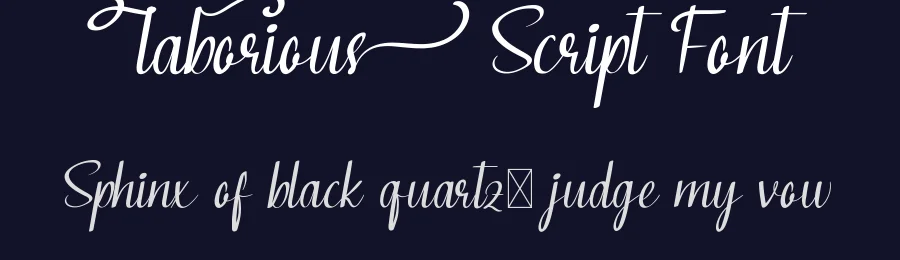 Laborious Script Font by CalligraphyFonts.net — Script Handwritten Font — thumbnail 2