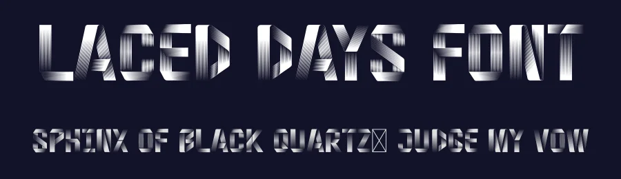Laced Days Font by Typefool — Display Font — thumbnail 2