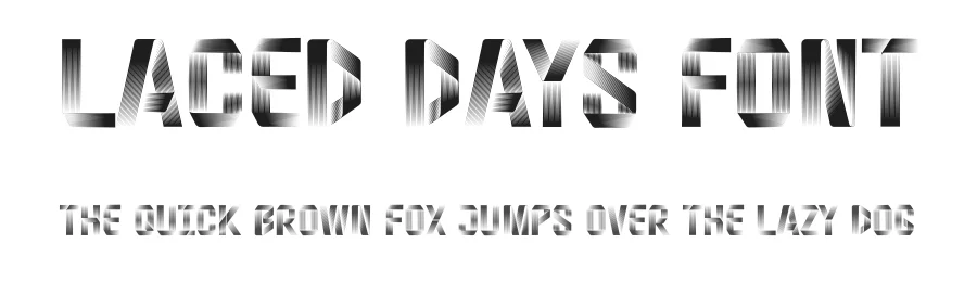 Laced Days Font by Typefool — Display Font