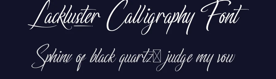 Lackluster Calligraphy Font by RaisProject — Script Handwritten Font — thumbnail 2